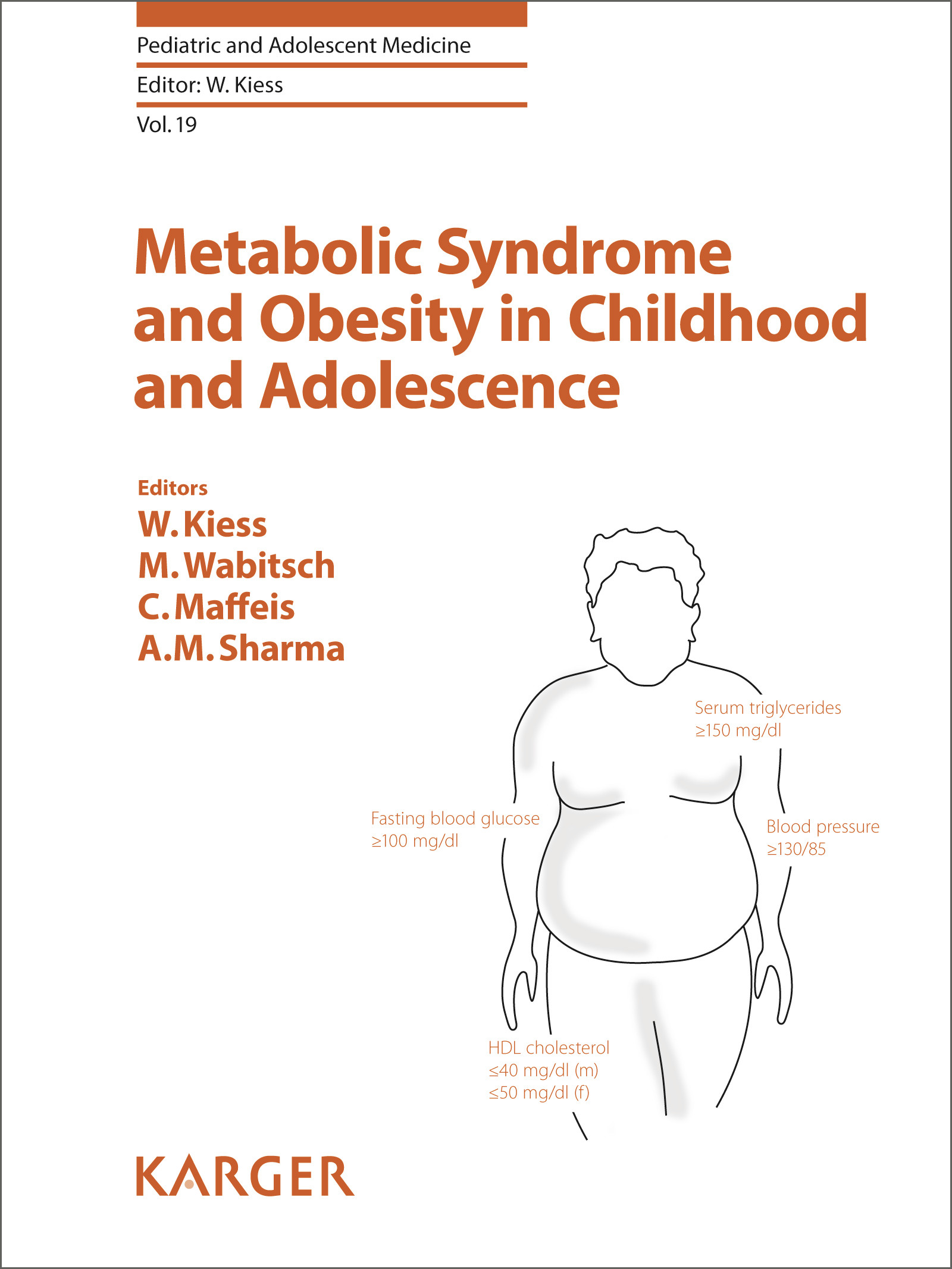 Cover Metabolic Syndrome and Obesity in Childhood and Adolescence