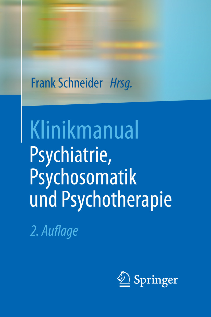 Cover Klinikmanual Psychiatrie, Psychosomatik und Psychotherapie