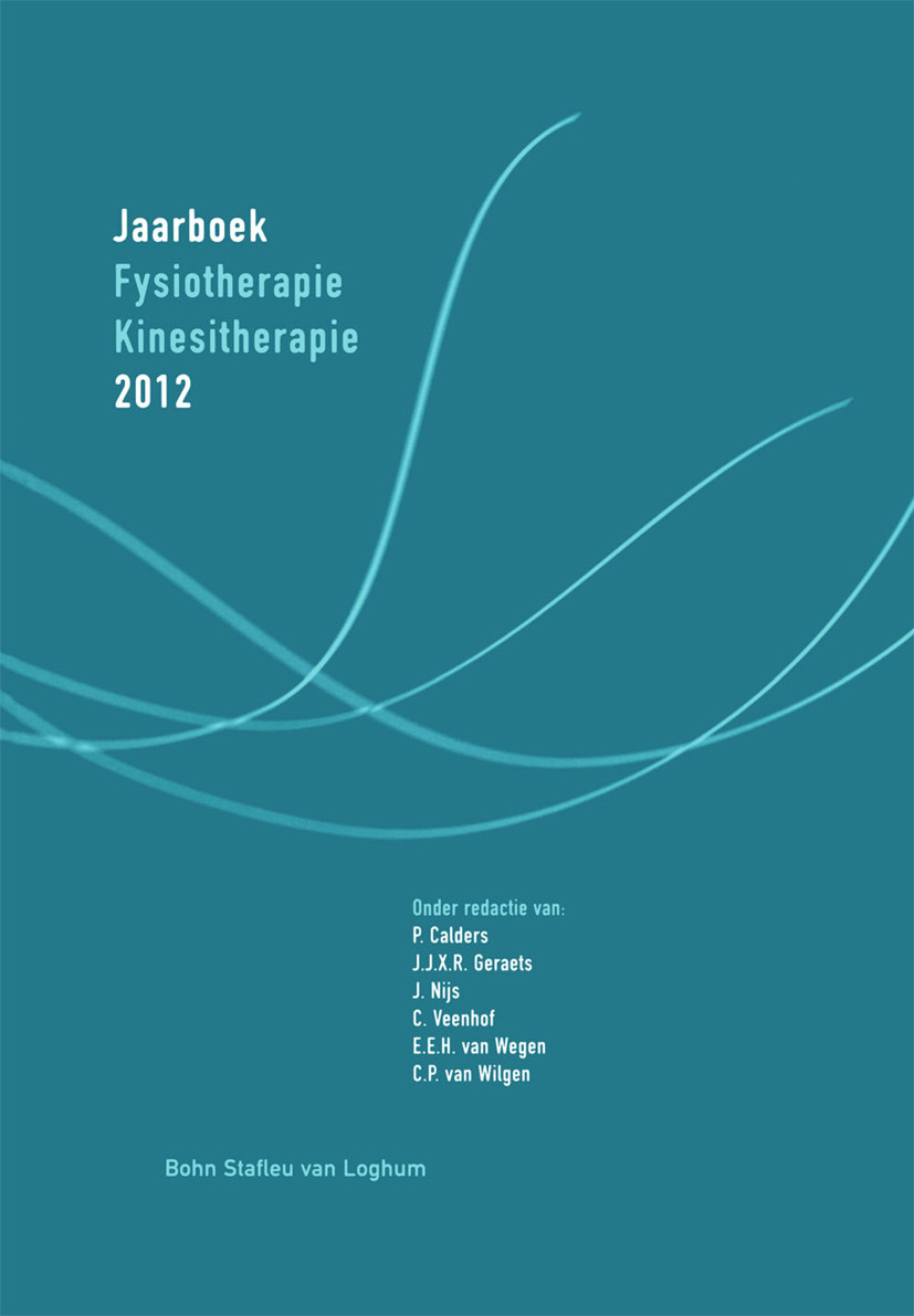 Cover Jaarboek Fysiotherapie Kinesitherapie 2012