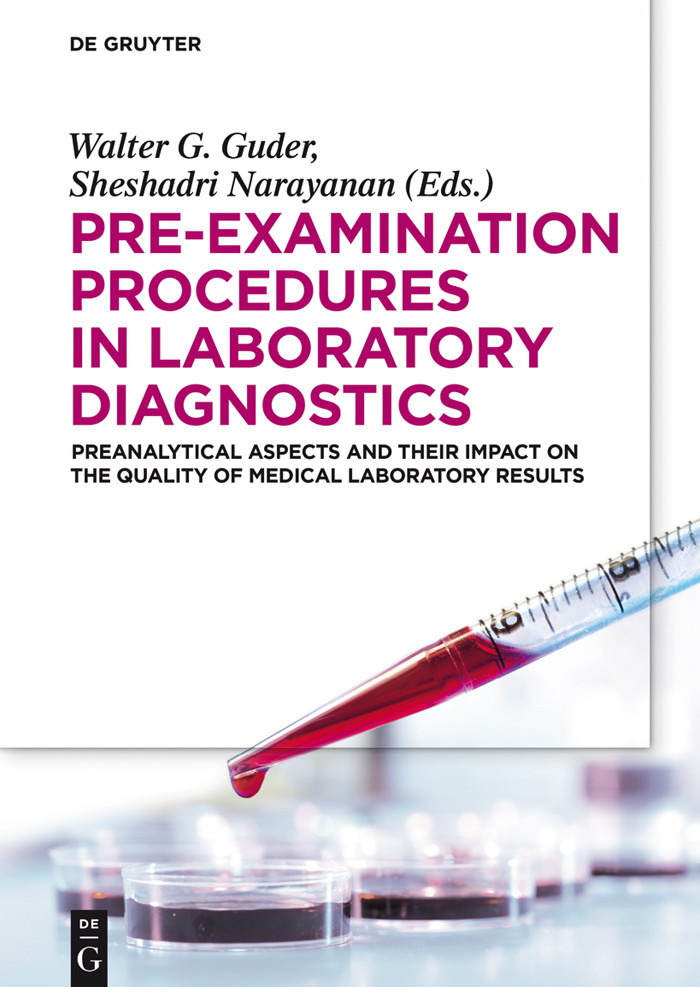Cover Pre-Examination Procedures in Laboratory Diagnostics