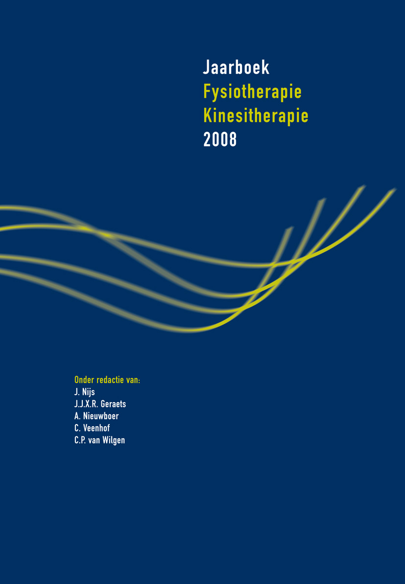 Cover Jaarboek Fysiotherapie/kinesitherapie 2008