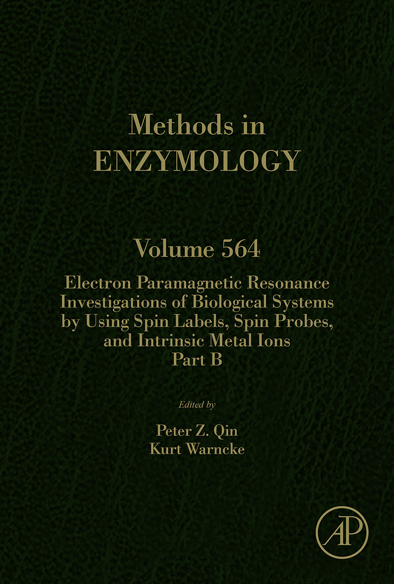 Cover Electron Paramagnetic Resonance Investigations of Biological Systems by Using Spin Labels, Spin Probes, and Intrinsic Metal Ions Part B