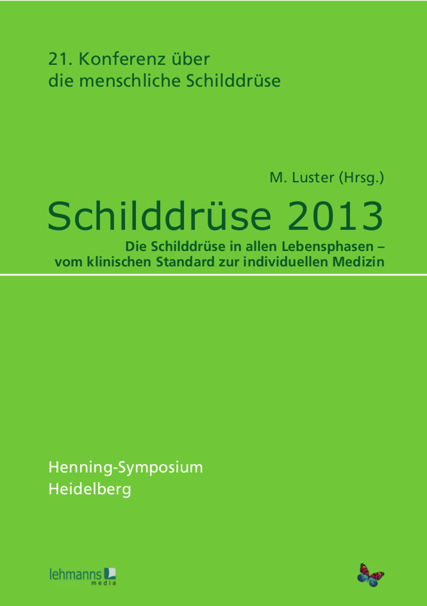 Cover Schilddrüse 2013. Henning-Symposium