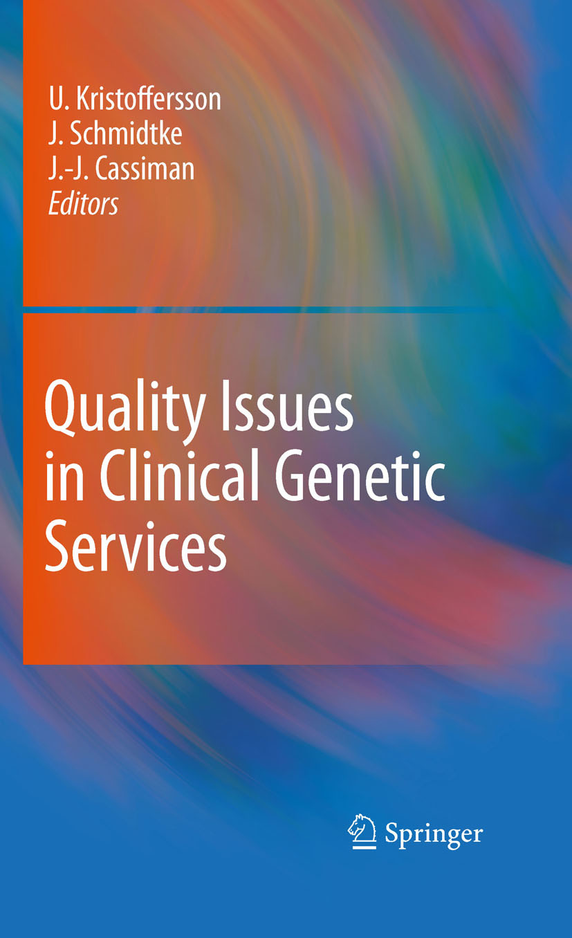 Cover Quality Issues in Clinical Genetic Services