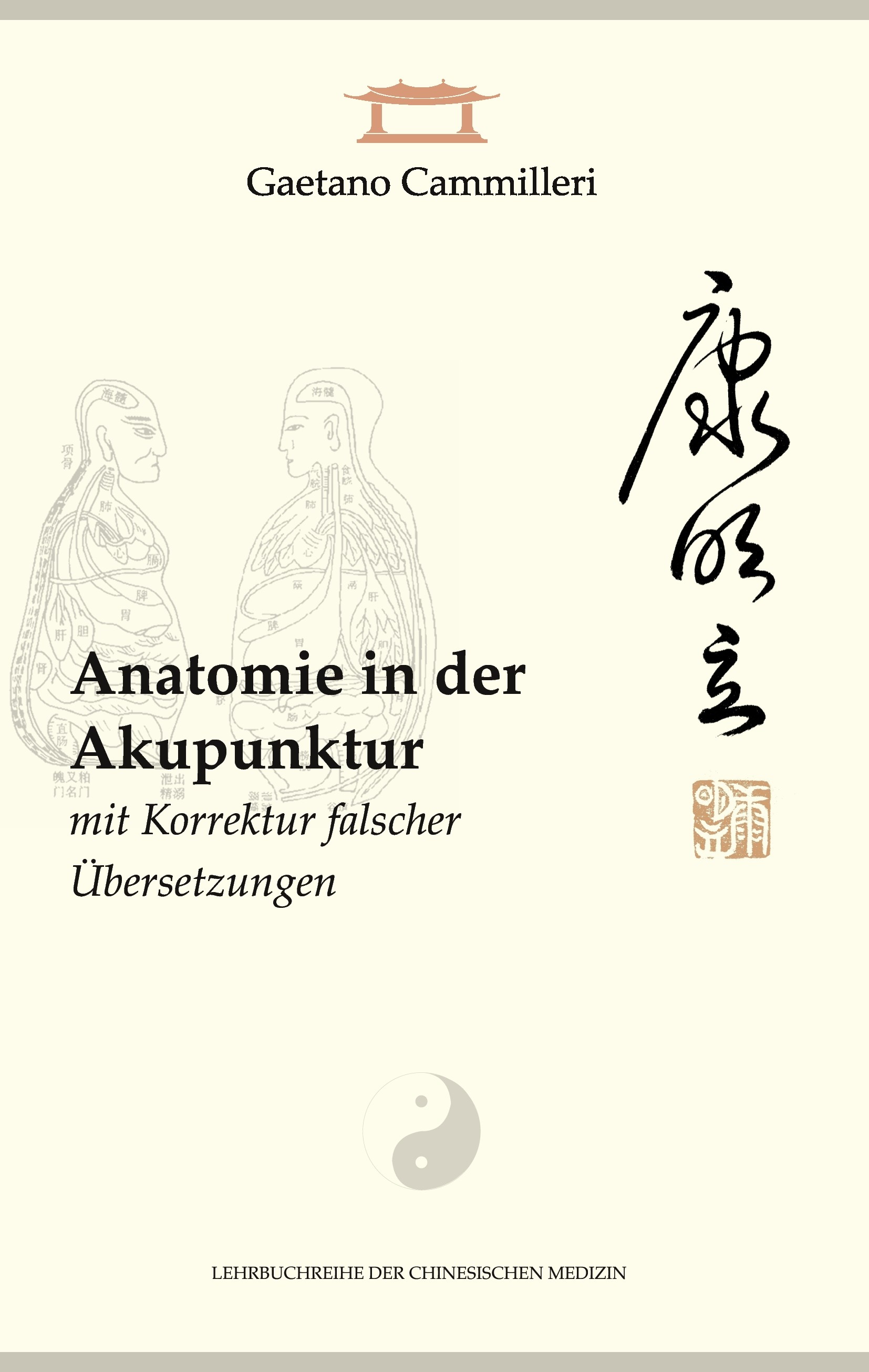 Cover Anatomie in der Akupunktur mit Korrektur falscher Übersetzungen