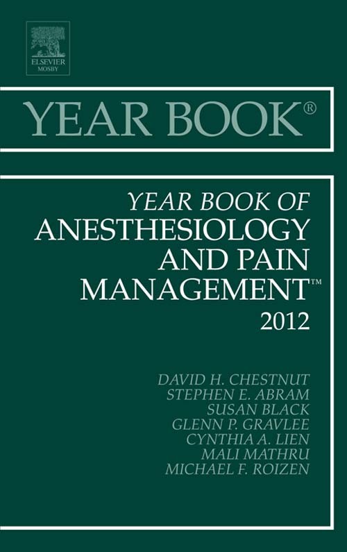 Cover Year Book of Anesthesiology and Pain Management 2012