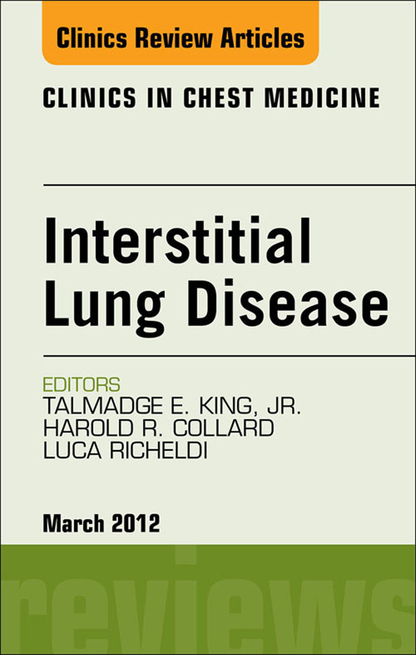 Cover Interstitial Lung Disease, An Issue of Clinics in Chest Medicine