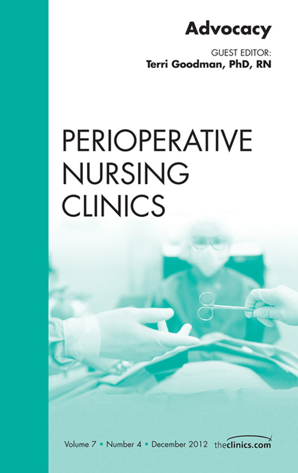 Cover Advocacy, An Issue of Perioperative Nursing Clinics
