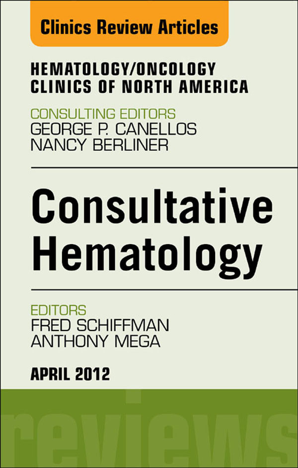 Cover Consultative Hematology, An Issue of Hematology/Oncology Clinics of North America