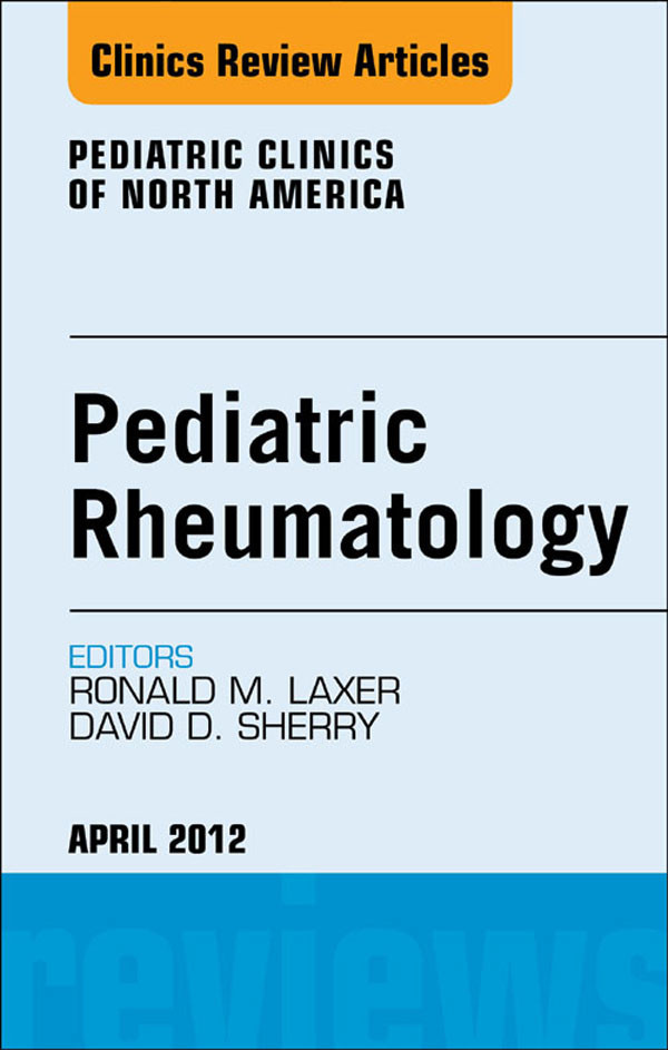 Cover Pediatric Rheumatology,  An Issue of Pediatric Clinics
