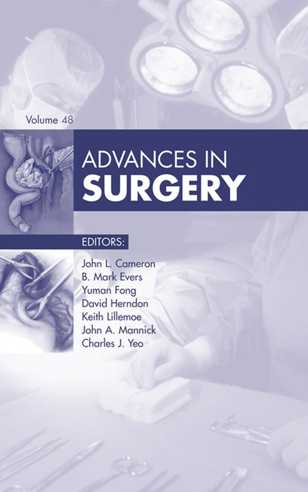 Cover Advances in Surgery,