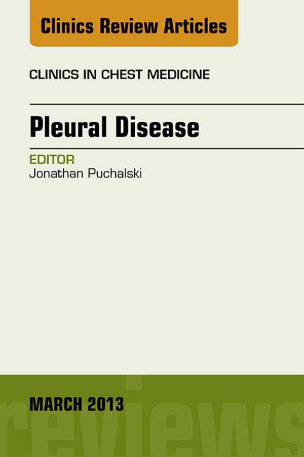 Cover Pleural Disease, An Issue of Clinics in Chest Medicine,