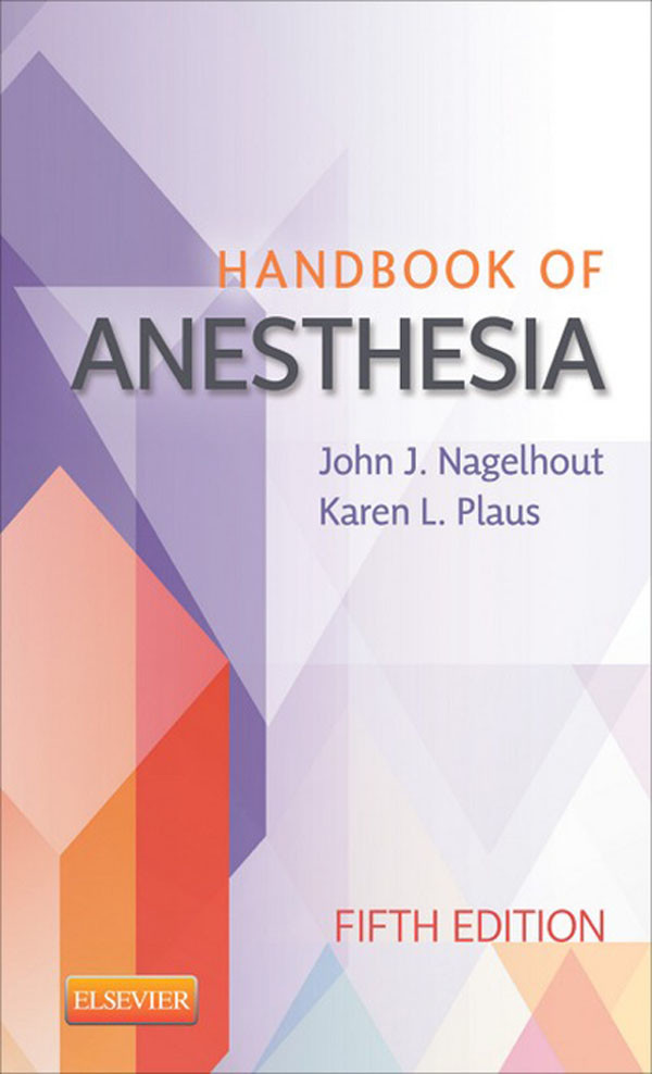 Cover Handbook of Anesthesia