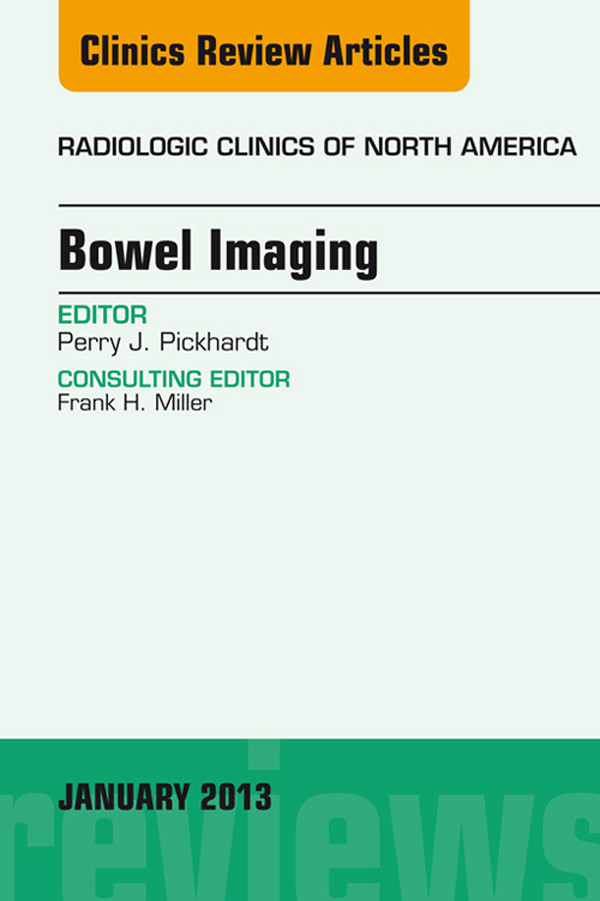 Cover Bowel Imaging, An Issue of Radiologic Clinics of North America