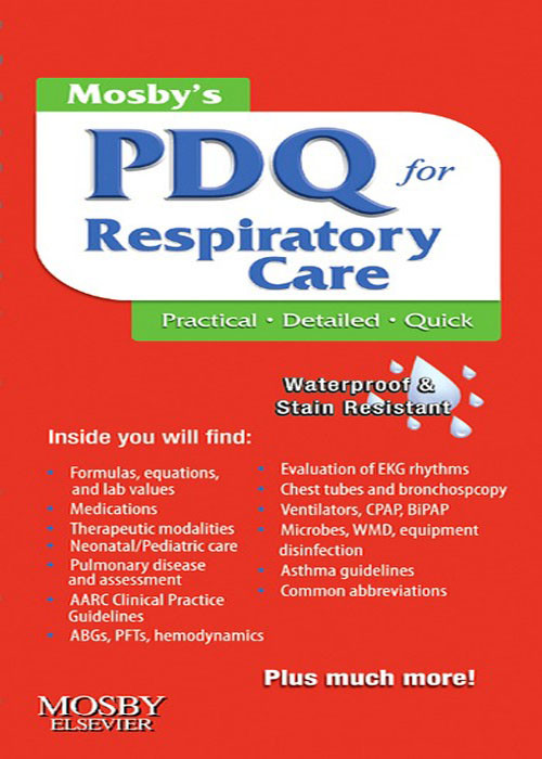 Cover Mosby's Respiratory Care PDQ