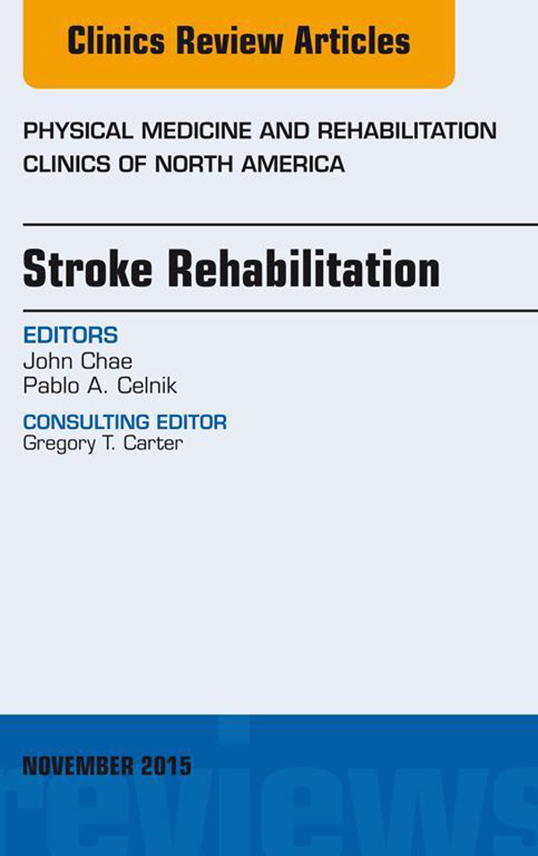 Cover Stroke Rehabilitation, An Issue of Physical Medicine and Rehabilitation Clinics of North America 26-4,