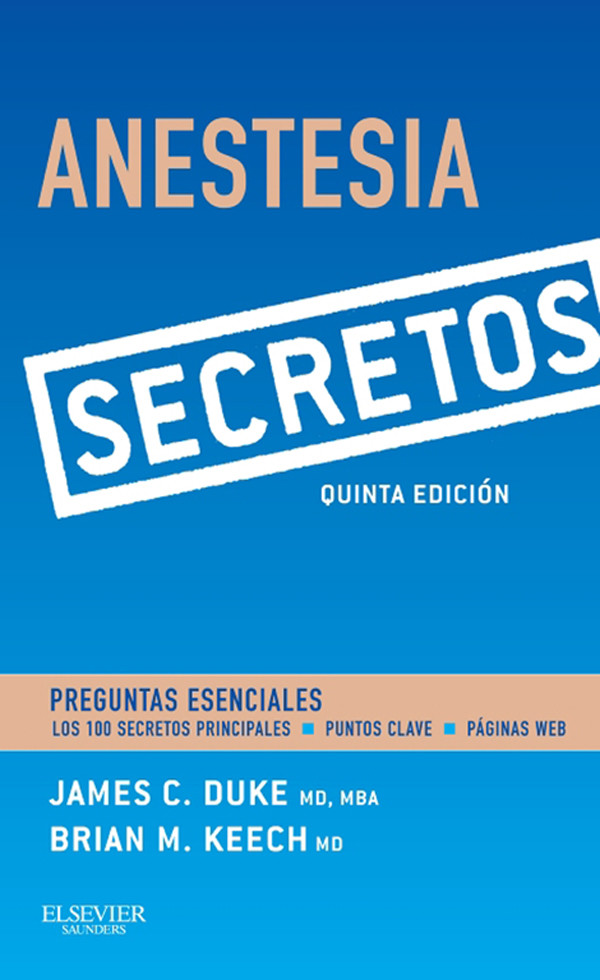 Anestesia. Secretos