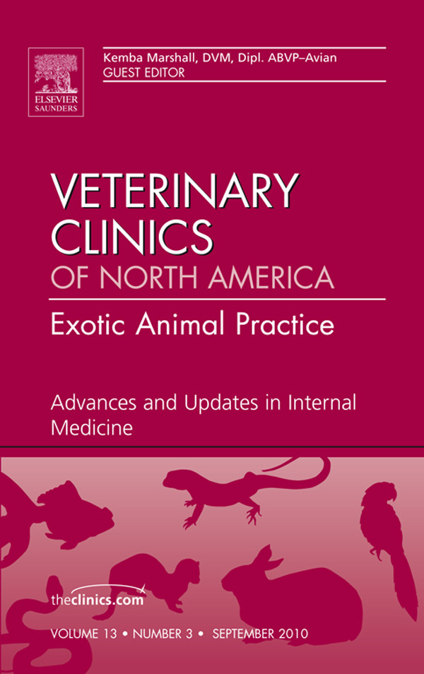 Cover Advances and Updates in Internal Medicine, An Issue of Veterinary Clinics: Exotic Animal Practice
