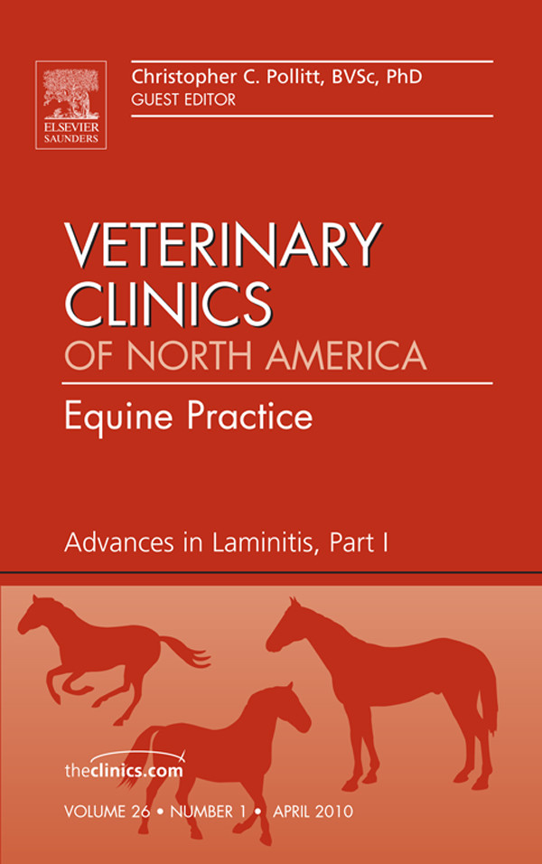 Cover Advances in Laminitis, Part I, An Issue of Veterinary Clinics: Equine Practice