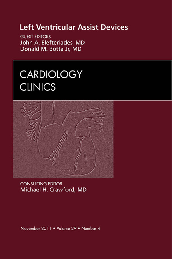 Cover Left Ventricular Assist Devices, An Issue of Cardiology Clinics