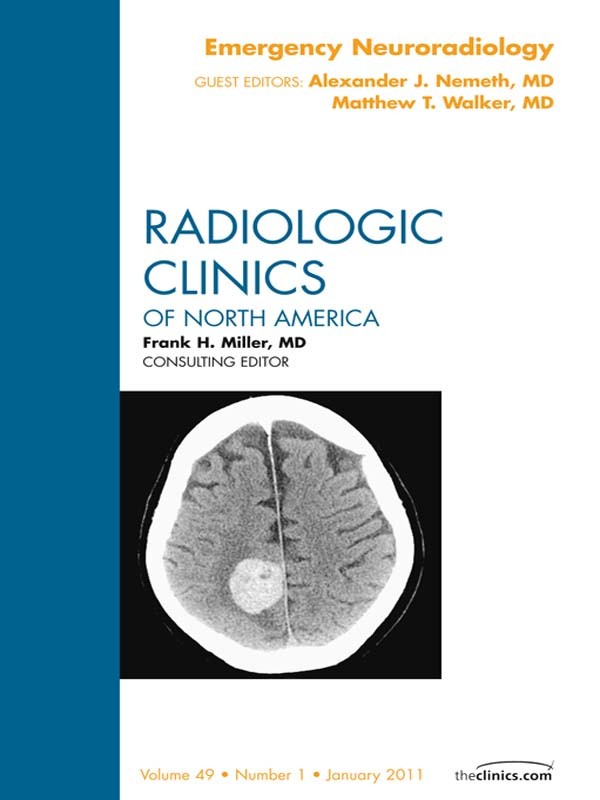 Cover Emergency Neuroradiology, An Issue of Radiologic Clinics of North America