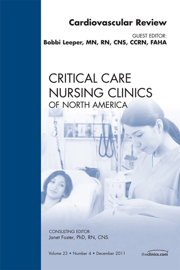 Cover Cardiac Review, An Issue of Critical Care Nursing Clinics
