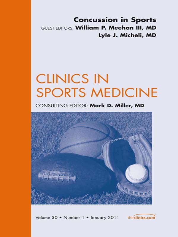 Cover Concussion in Sports, An Issue of Clinics in Sports Medicine