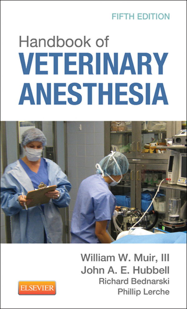 Cover Handbook of Veterinary Anesthesia - E-Book