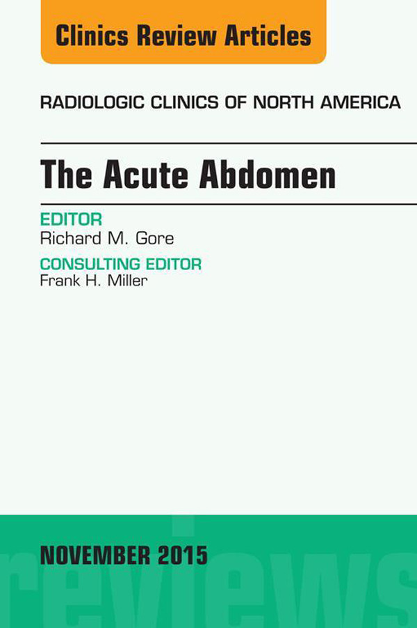 Cover The Acute Abdomen, An Issue of Radiologic Clinics of North America 53-6,