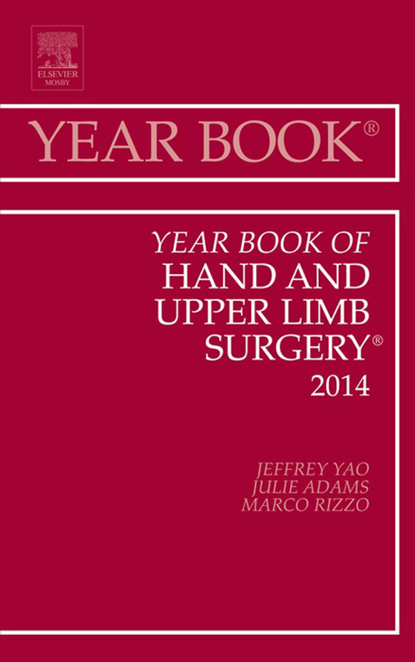 Cover Year Book of Hand and Upper Limb Surgery 2014,