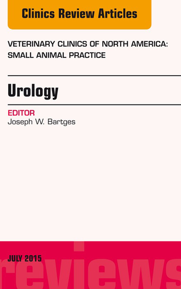 Cover Urology, An Issue of Veterinary Clinics of North America: Small Animal Practice,