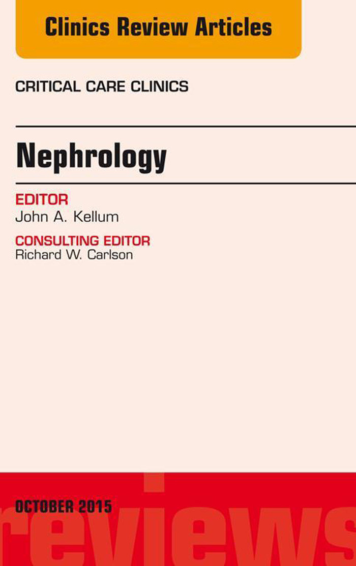 Cover Nephrology, An Issue of Critical Care Clinics,