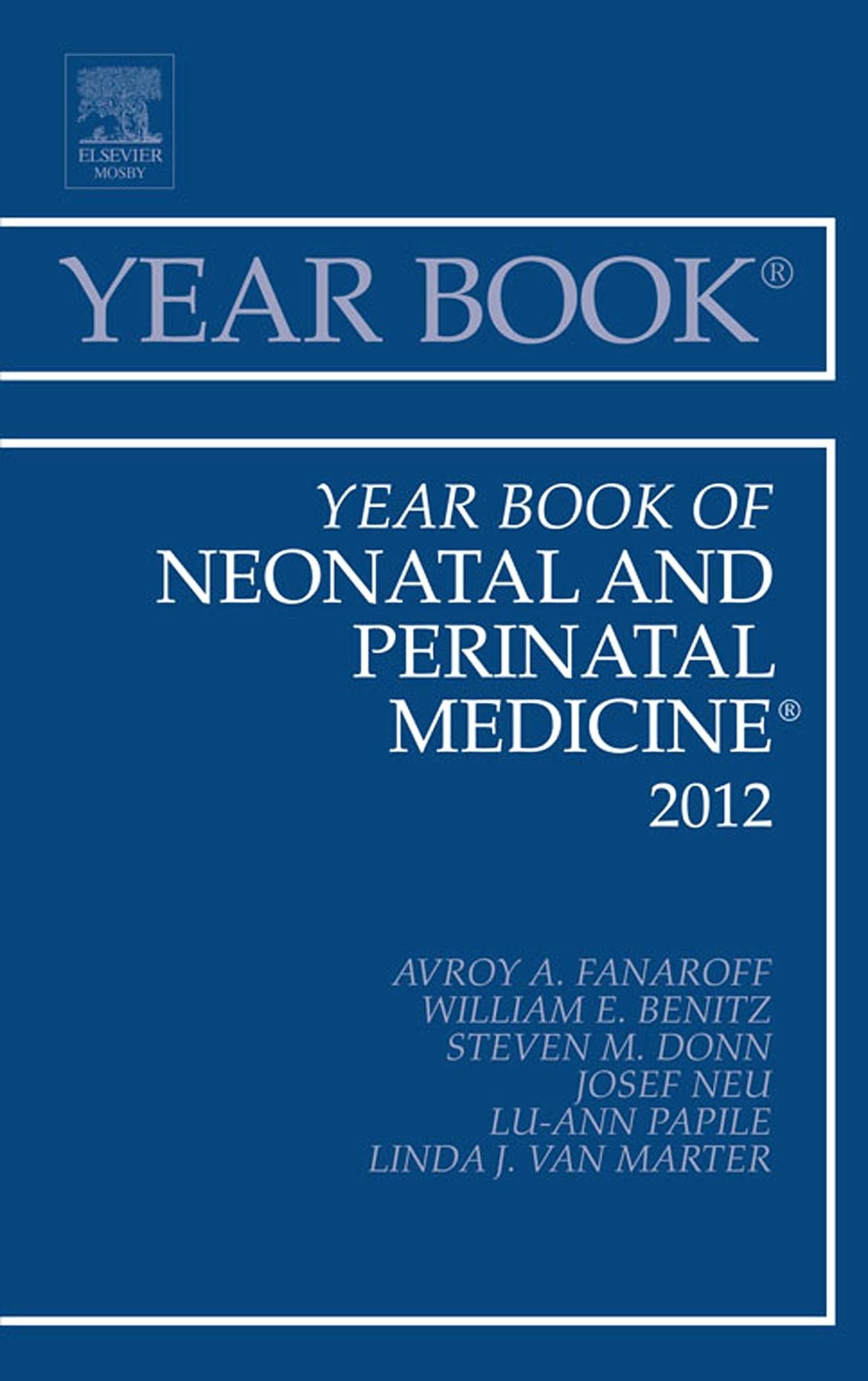 Cover Year Book of Neonatal and Perinatal Medicine 2012,