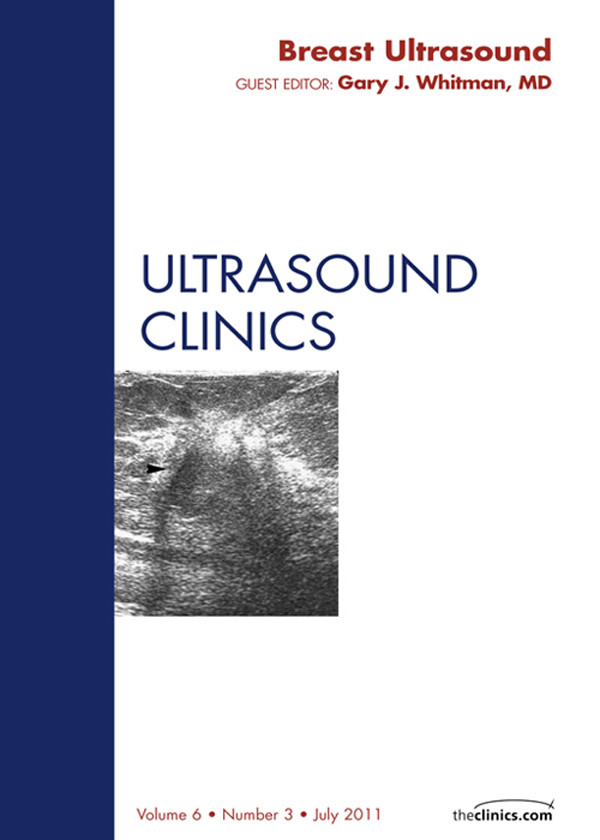 Cover Breast Ultrasound, An Issue of Ultrasound Clinics
