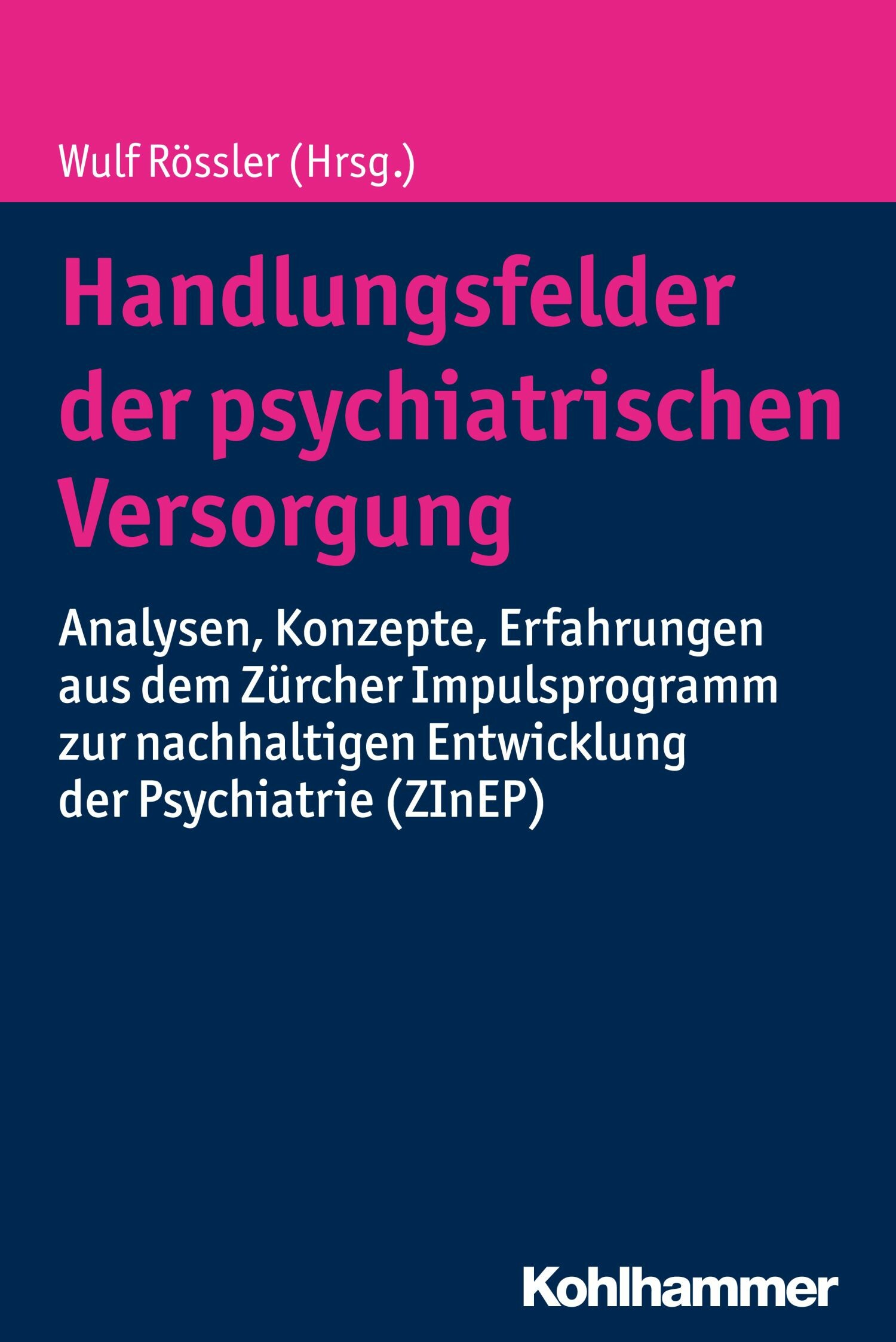Cover Handlungsfelder der psychiatrischen Versorgung