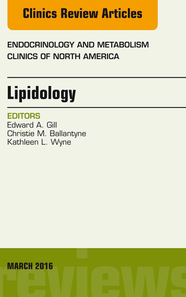 Cover Lipidology, An Issue of Endocrinology and Metabolism Clinics of North America,
