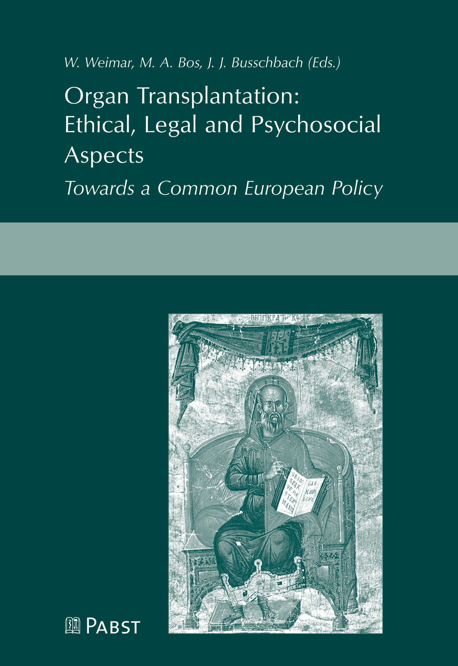 Cover Organ Transplantation: Ethical, Legal and Psychosocial Aspects