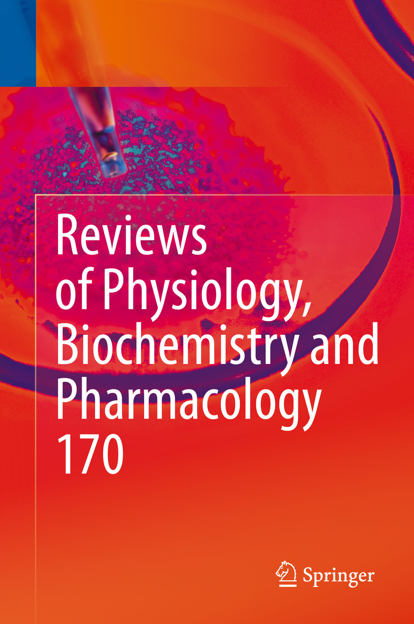 Cover Reviews of Physiology, Biochemistry and Pharmacology Vol. 170