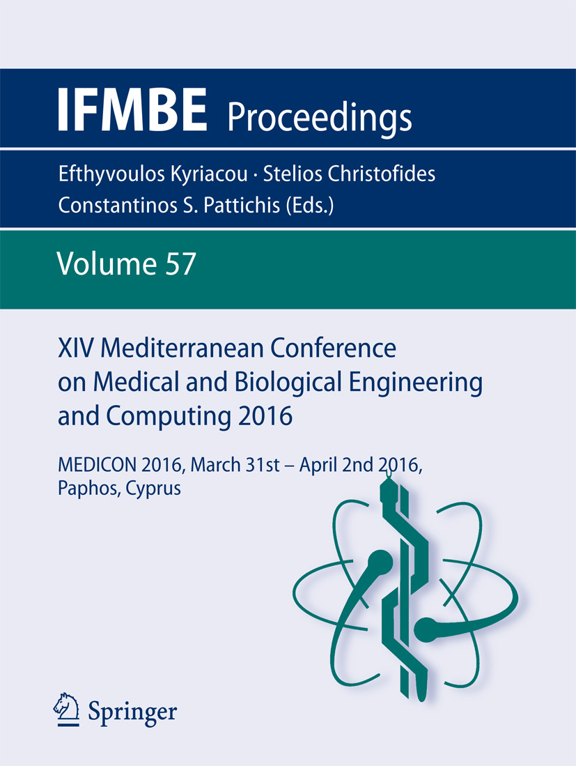 Cover XIV Mediterranean Conference on Medical and Biological Engineering and Computing 2016