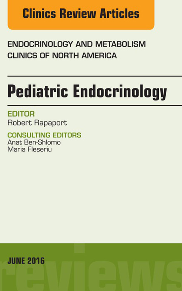 Cover Pediatric Endocrinology, An Issue of Endocrinology and Metabolism Clinics of North America,