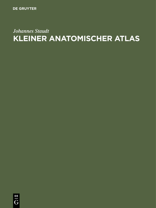 Cover Kleiner Anatomischer Atlas