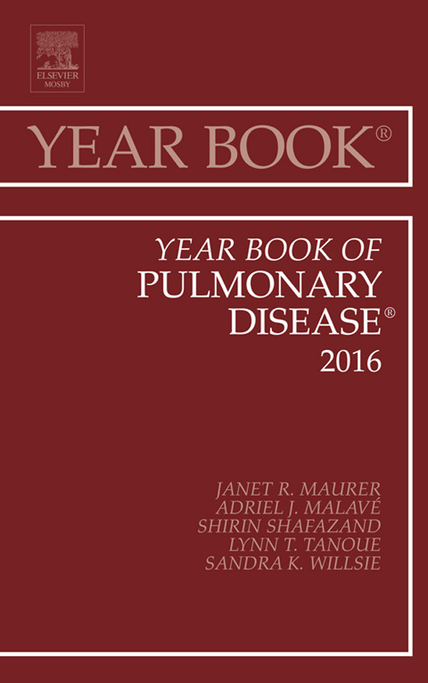 Cover Year Book of Pulmonary Disease 2016,