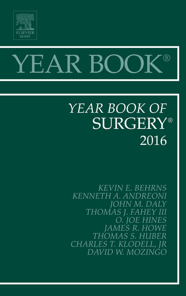 Cover Year Book of Surgery 2016, E-Book
