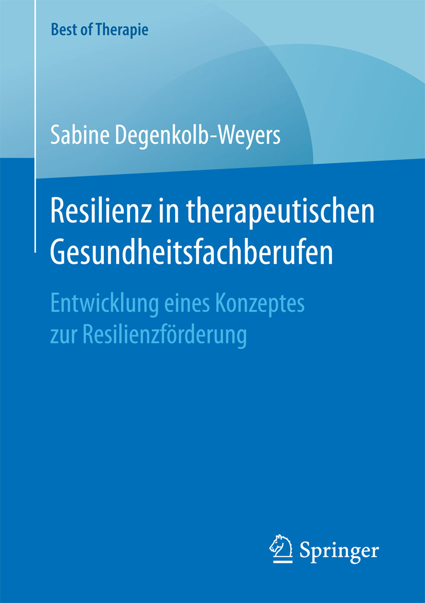 Cover Resilienz in therapeutischen Gesundheitsfachberufen