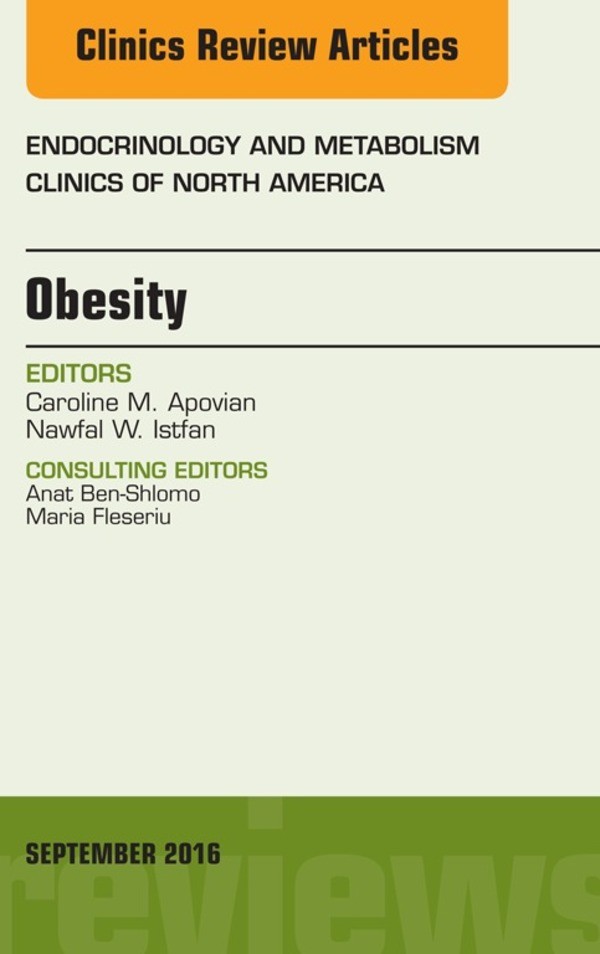 Cover Obesity, An Issue of Endocrinology and Metabolism Clinics of North America,