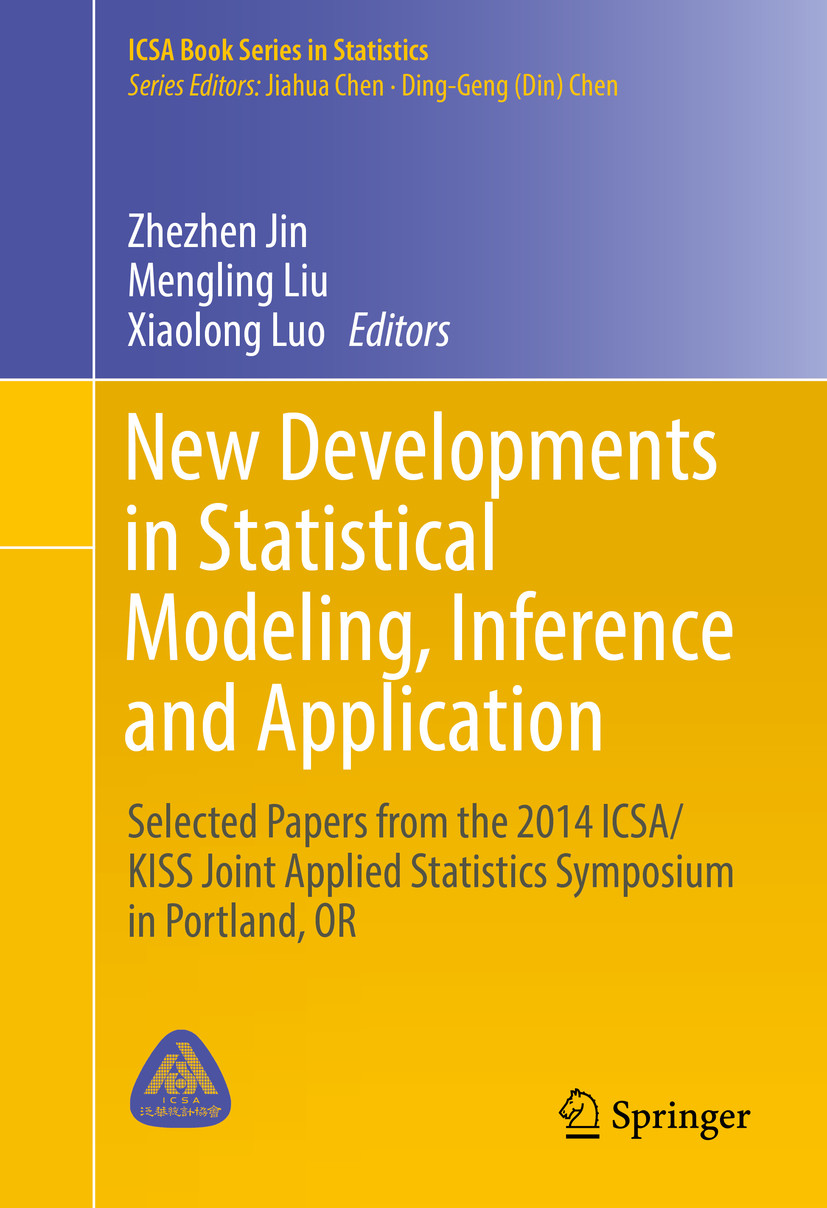Cover New Developments in Statistical Modeling, Inference and Application