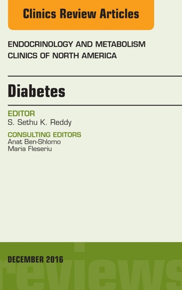 Cover Diabetes, An Issue of Endocrinology and Metabolism Clinics of North America,