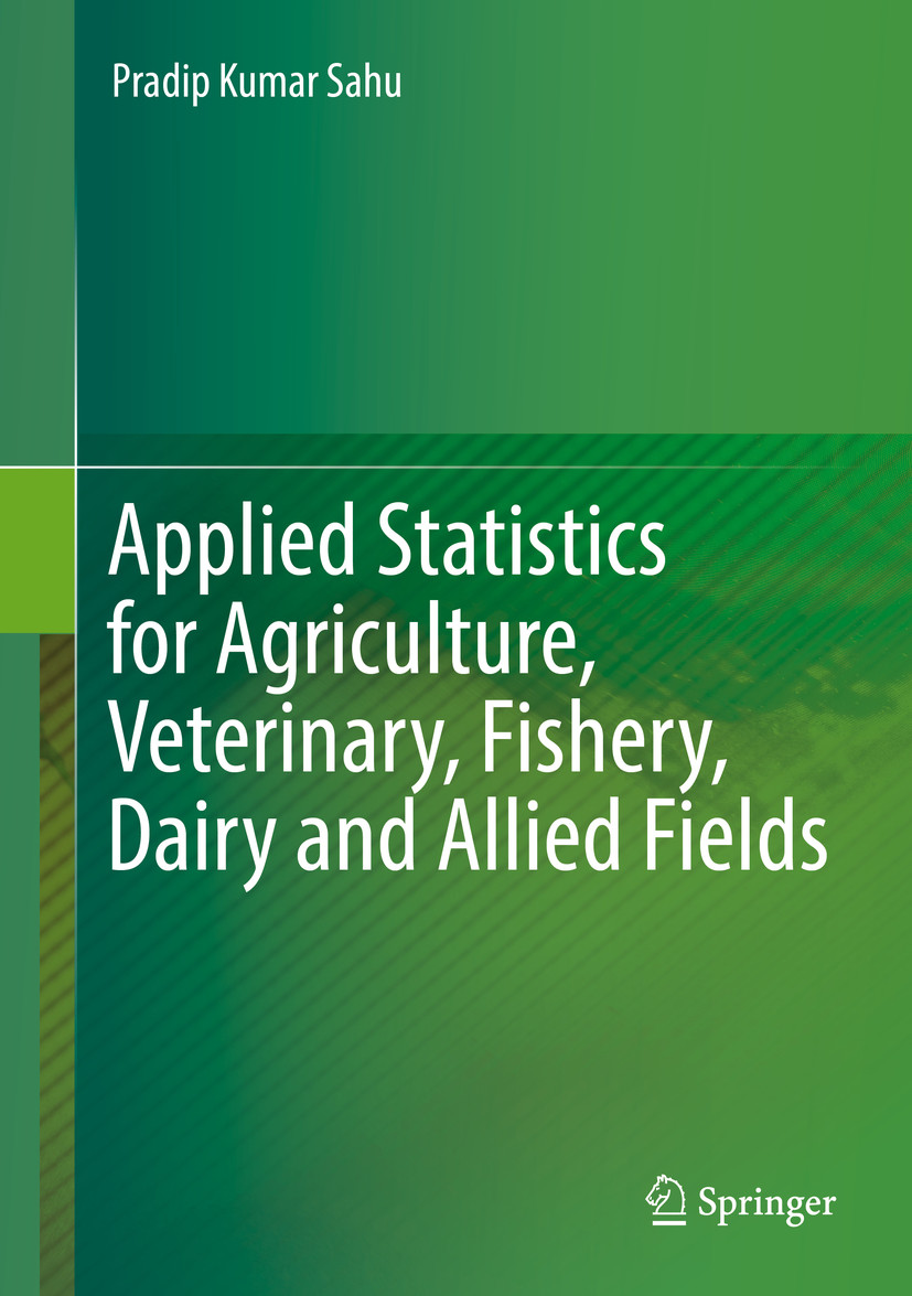 Cover Applied Statistics for Agriculture, Veterinary, Fishery, Dairy and Allied Fields