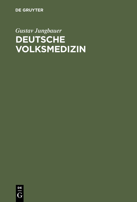 Cover Deutsche Volksmedizin