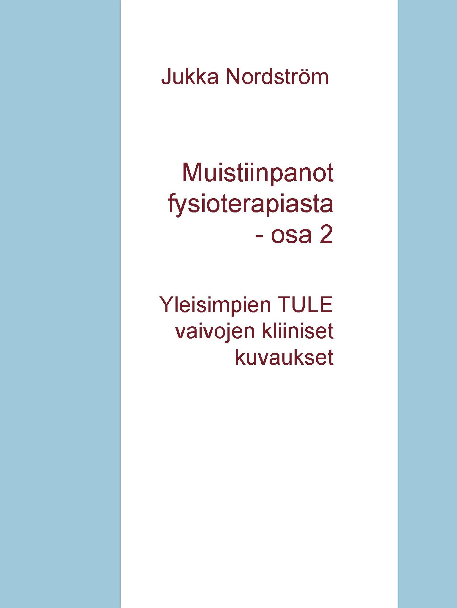 Cover Muistiinpanot fysioterapiasta